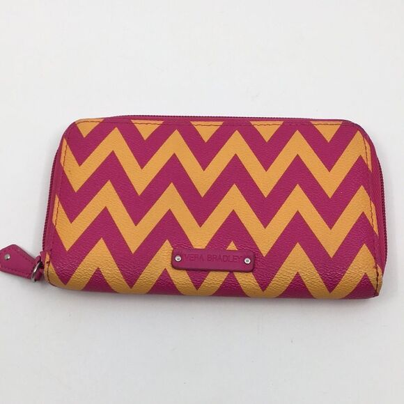 Vera Bradley Ziggy Zags Chevron Accordion Wallet - Picture 1 of 16
